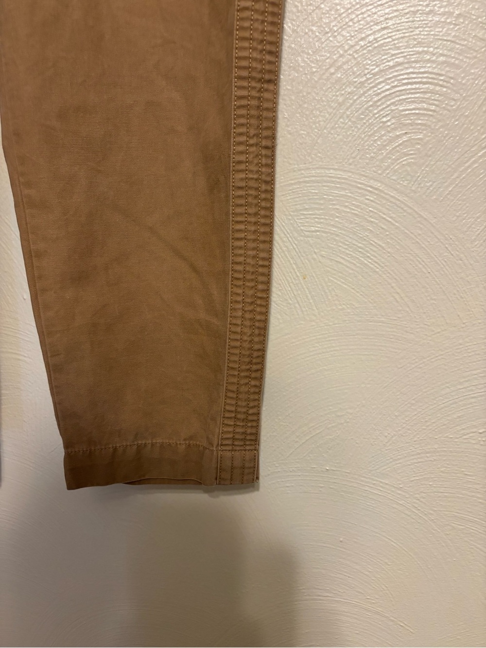 Talbots Slim Cargo Pants Womens 14 Tan Utility Cropped Ankle Pants Lyocell Blend - Picture 9 of 10
